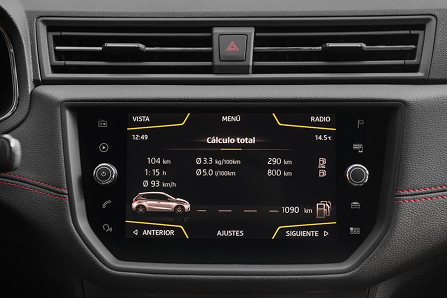 Детали интерьера Seat Ibiza TGI 2017 года  (WW) (фото 18 из 18)